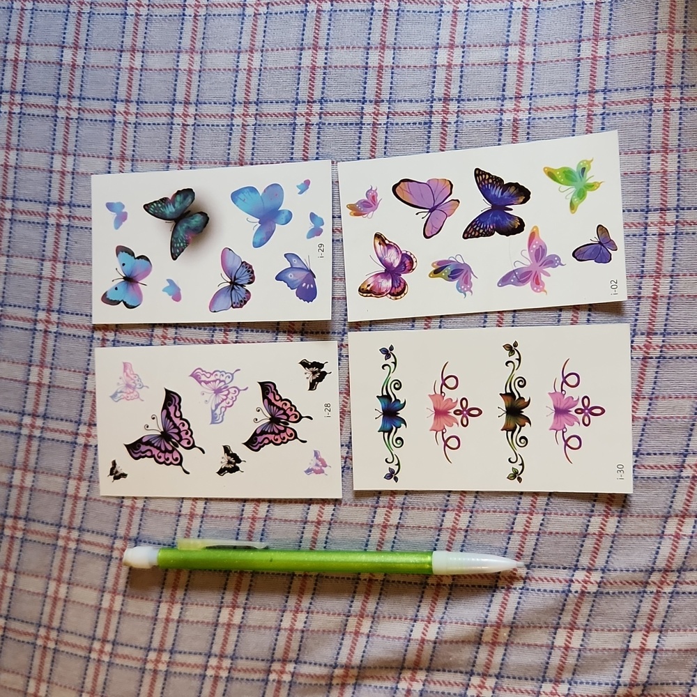 Butterfly Temporary tattoos
